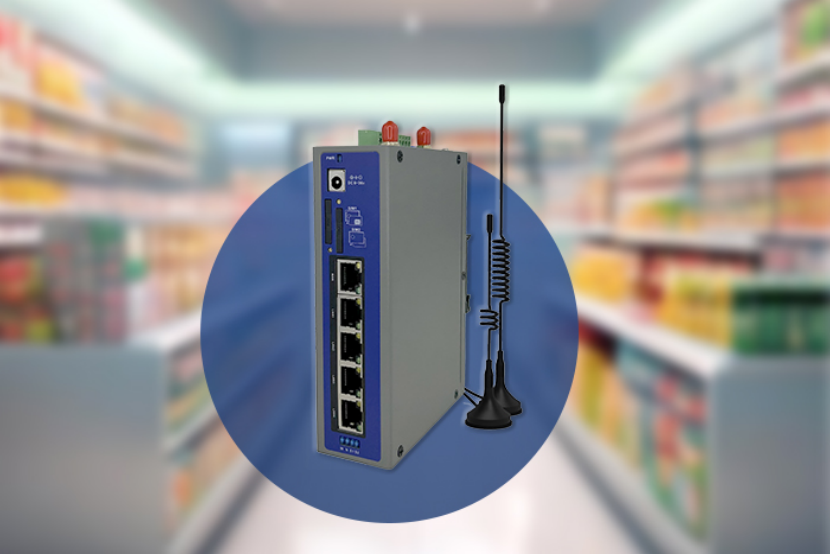 基于4G工业路由器的连锁品牌店铺组网监测